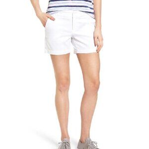 CASLON Cotton Blend Twill Shorts